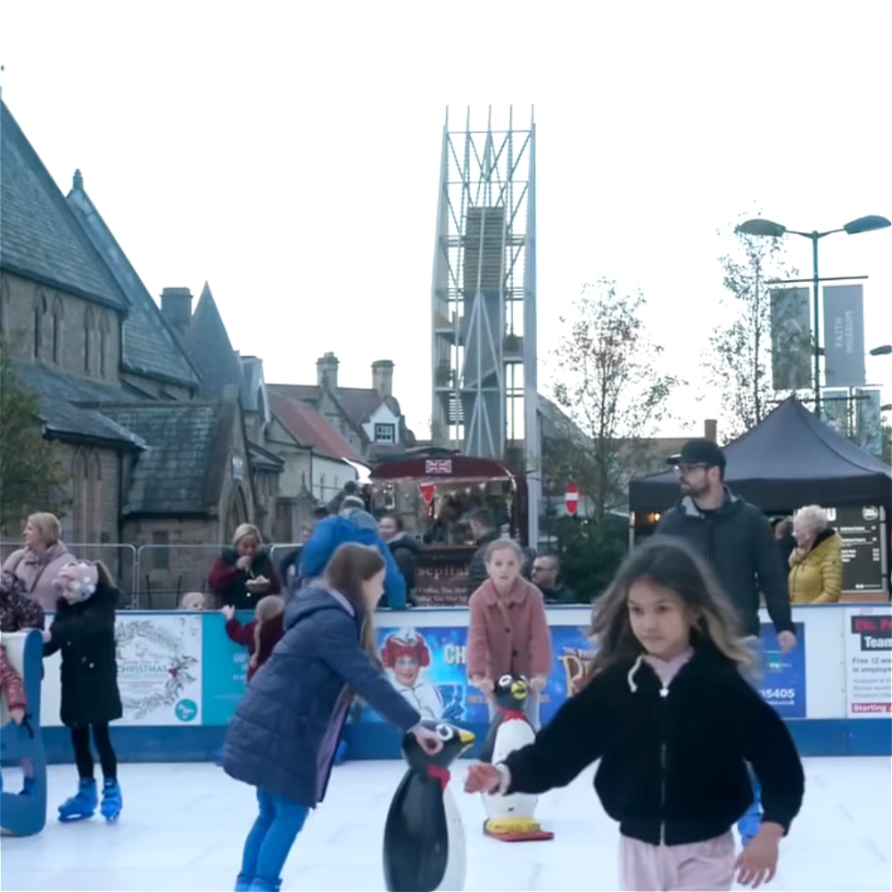 Christmas Town Ice Rink Baccanalia